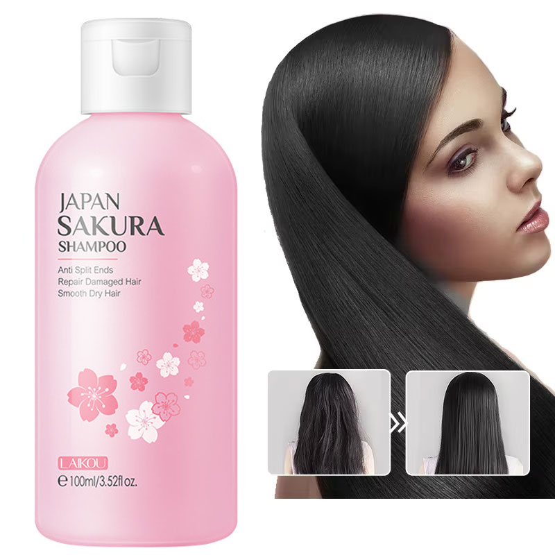 Hair Care Japanese - شامبو ساكورا ياباني من LAIKOU لإصلاح