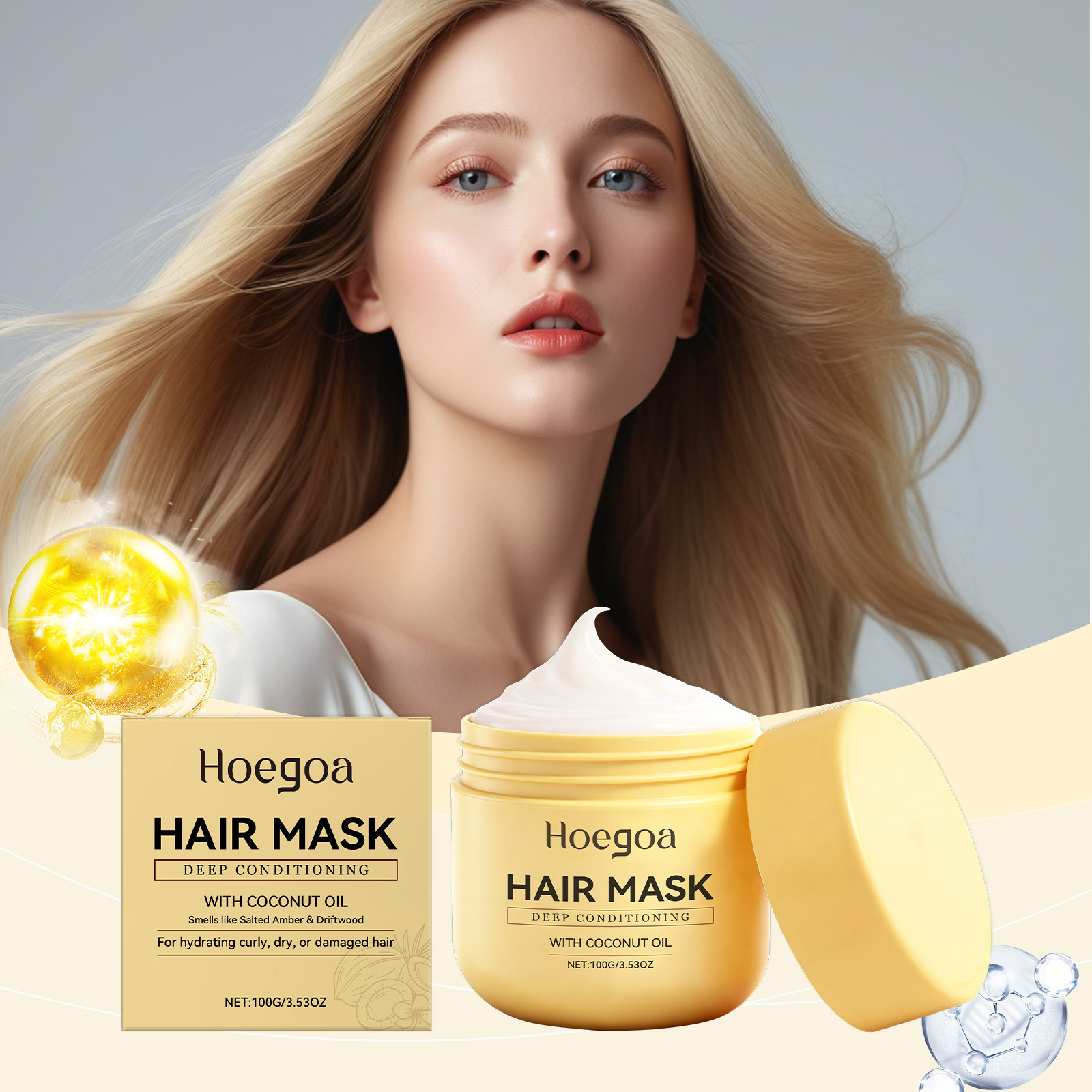 قناع ترطيب الشعر بزيت جوز الهن - مراجعة Hair Care For Hair Fall وسعره