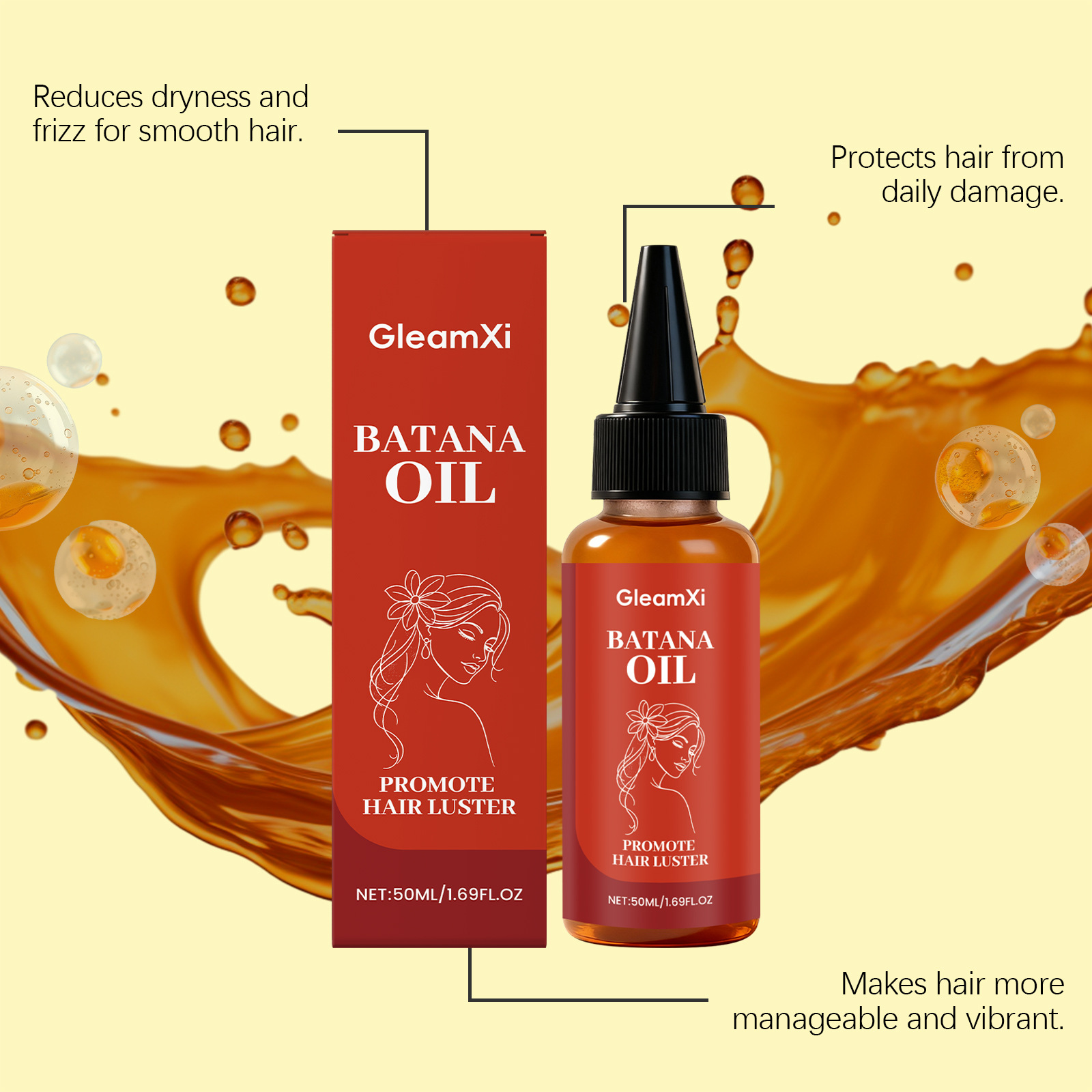 زيت شعر باتانا شعر عضوي طبيعي  - مراجعة Split End Repair Serum وسعره