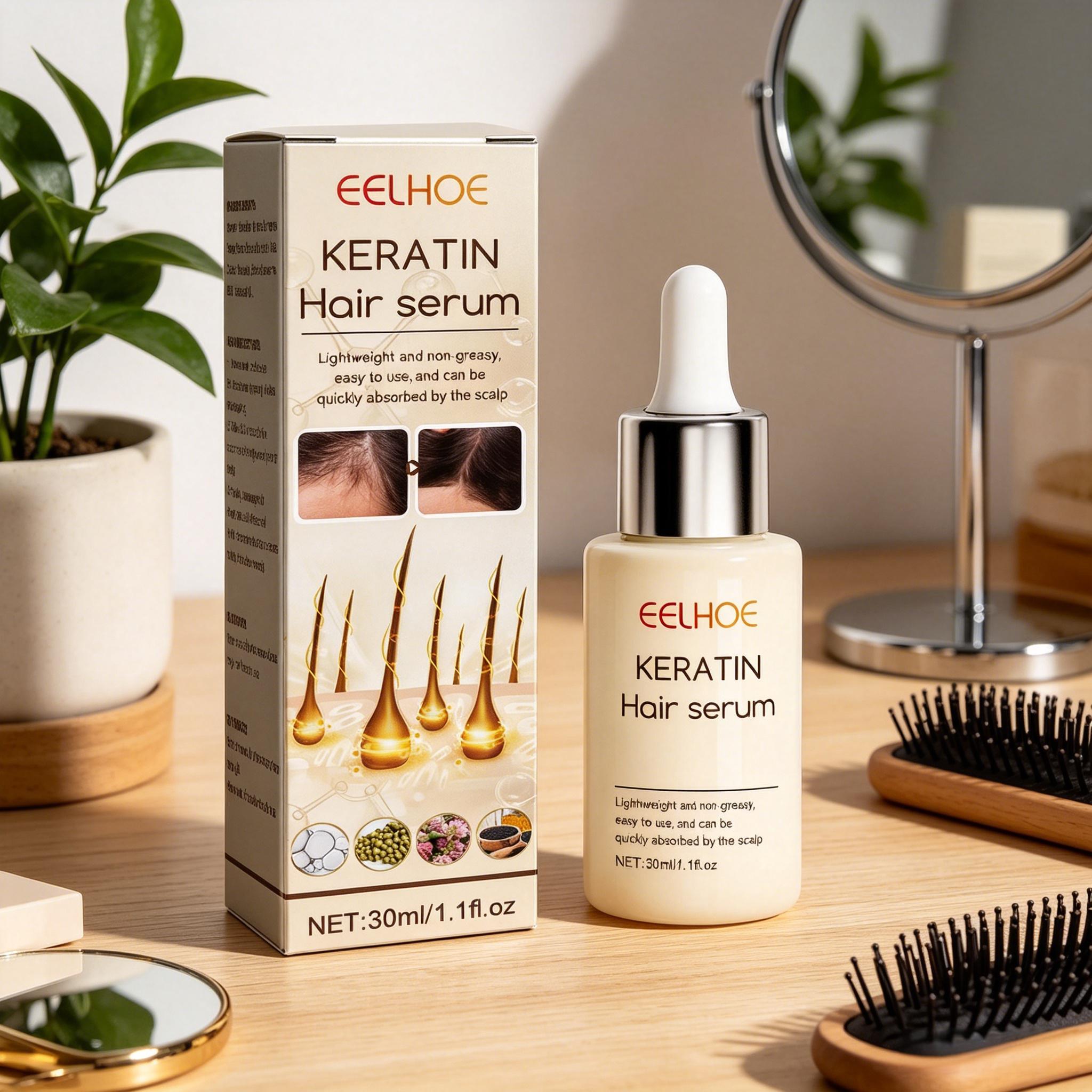 زيت خلاصة الشعر الكثيف لتقوية  - مراجعة Split End Repair Serum وسعره
